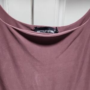 PrettyLittleThing Dusty Rose Bodysuit